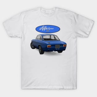 ALFA ROMEO GTA Blue Back T-Shirt